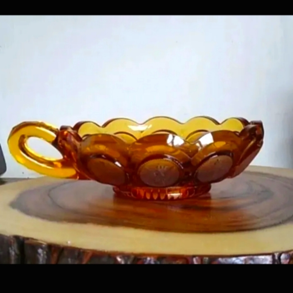 Vintage Fostoria coin dish